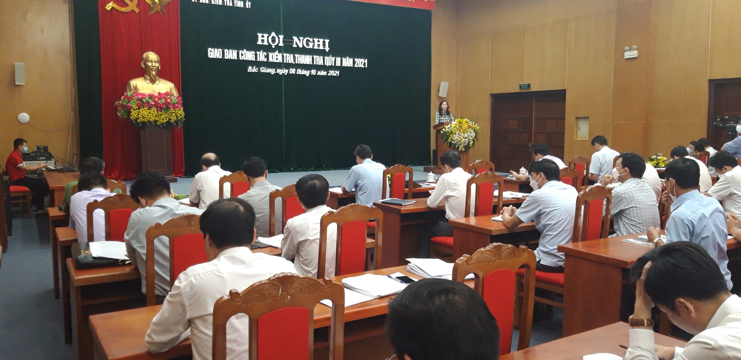 Bắc Giang tổ chức Hội nghị giao ban công tác kiểm tra, thanh tra quý III/2021