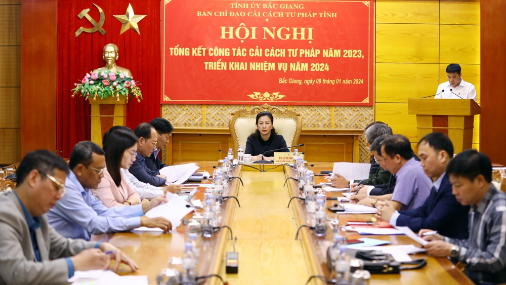Bắc Giang tiếp tục nâng cao hiệu quả công tác cải cách tư pháp