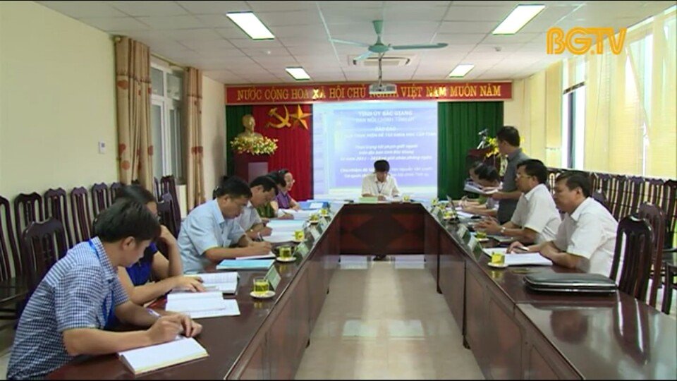 Bắc Giang: Một số kết quả công tác nội chính tháng 7-2018